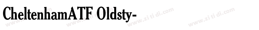 CheltenhamATF Oldsty字体转换